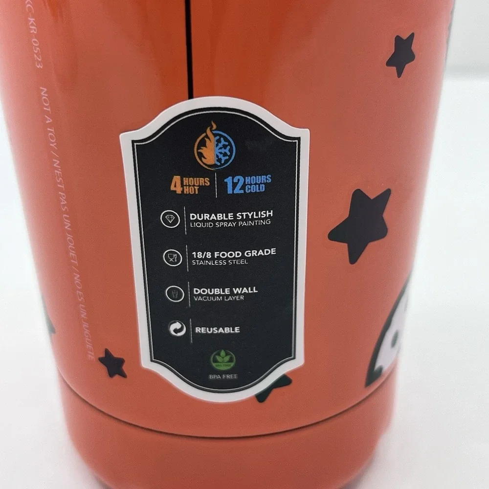 Sanrio Hello Kitty Halloween Pumpkin Travel Car Tumbler Mug ‎ Set Of 2